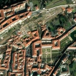Satellite imagery of [Praha-Staré Město] bridge outlook t., CZ
