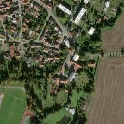Satellite imagery of [Pečky] church t., CZ