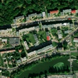 Satellite imagery of Zlatý vrch hill, CZ