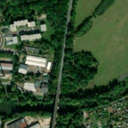 Satellite imagery of [Cheb] heat plant chimney, CZ