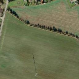 Satellite imagery of [Kyšice] chapel sanctus t., CZ