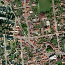 Satellite imagery of [Unhošť] church t., CZ