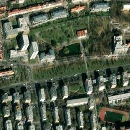 Satellite imagery of [Praha-Střešovice] evangelic church t., CZ