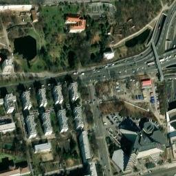 Satellite imagery of [Praha-Střešovice] evangelic church t., CZ