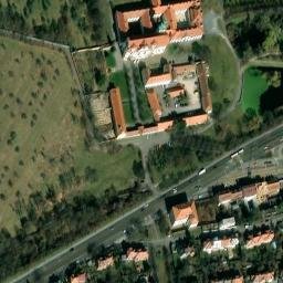 Satellite imagery of [Praha-Břevnov] monastery church t., CZ