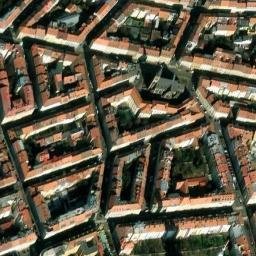 Satellite imagery of Prague TV Tower, CZ