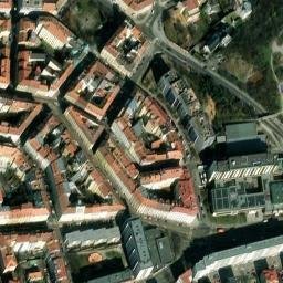 Satellite imagery of Prague TV Tower, CZ