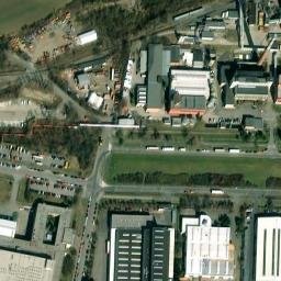 Satellite imagery of [Praha-Malešice] heat plant chimney - 2, CZ