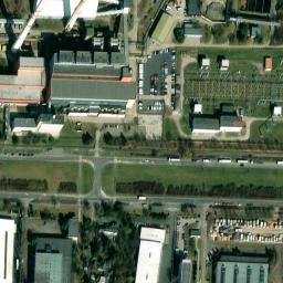 Satellite imagery of [Praha-Malešice] heat plant chimney - 2, CZ