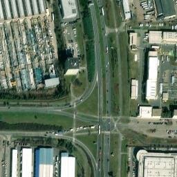 Satellite imagery of [Praha - Malešice] incinerator chimney, CZ