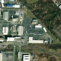 Satellite imagery of [Praha - Malešice] incinerator chimney, CZ