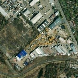 Satellite imagery of [Praha - Malešice] incinerator chimney, CZ