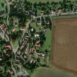 Satellite imagery of [Klučov-Skramníky] church t., CZ
