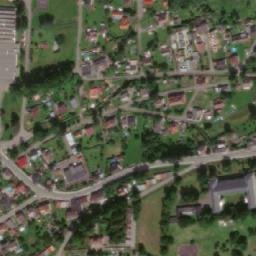 Satellite imagery of [Králíky] church t., CZ
