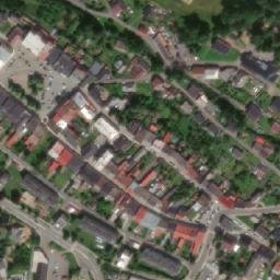Satellite imagery of [Králíky] church t., CZ