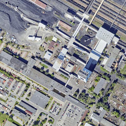 Satellite imagery of Piast Coal Mine, PL