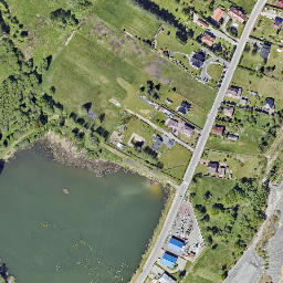 Satellite imagery of cairn, PL