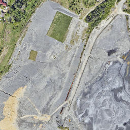 Satellite imagery of cairn, PL