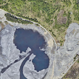 Satellite imagery of cairn, PL