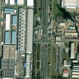 Satellite imagery of [Praha - Malešice] incinerator chimney, CZ