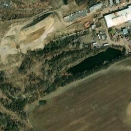 Satellite imagery of [Praha - Malešice] incinerator chimney, CZ