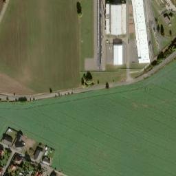 Satellite imagery of [Cerhenice] former sugar factory chimney, CZ