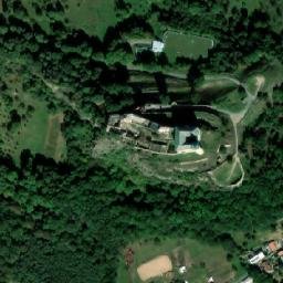 Satellite imagery of Kunětická hora, CZ