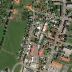 Satellite imagery of [Žamberk] former heat plant chimney, CZ