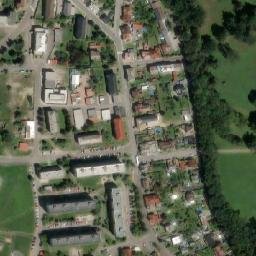 Satellite imagery of [Žamberk] former heat plant chimney, CZ