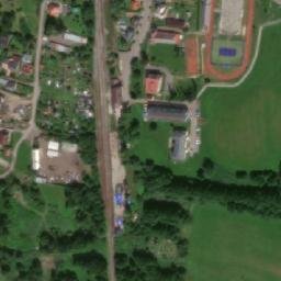 Satellite imagery of [Králíky] church t., CZ