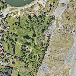 Satellite imagery of cairn, PL