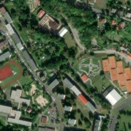 Satellite imagery of Terea [Cheb] factory chimney, CZ