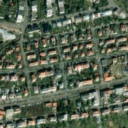 Satellite imagery of Bílá hora [Praha-Řepy] monastery church t., CZ