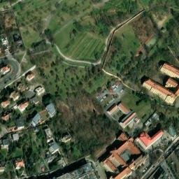 Satellite imagery of [Praha-Smíchov] church t., CZ