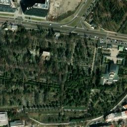 Satellite imagery of [Praha-Vinohrady] hospital chimney, CZ