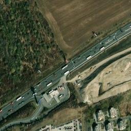 Satellite imagery of [Praha - Malešice] incinerator chimney, CZ