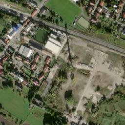 Satellite imagery of [Cerhenice] former sugar factory chimney, CZ