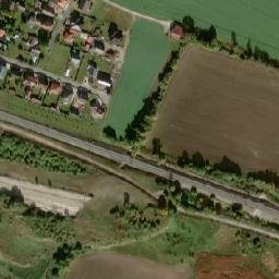 Satellite imagery of [Cerhenice] former sugar factory chimney, CZ