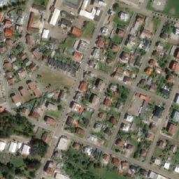 Satellite imagery of [Žamberk] former heat plant chimney, CZ