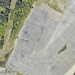 Satellite imagery of cairn, PL