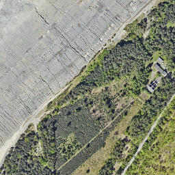 Satellite imagery of cairn, PL