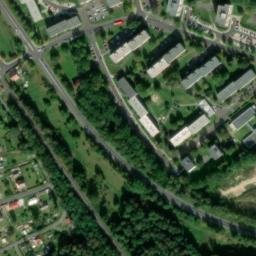 Satellite imagery of Terea [Cheb] factory chimney, CZ