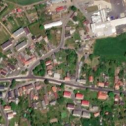 Satellite imagery of [Krásné Údolí] church sanctus t., CZ