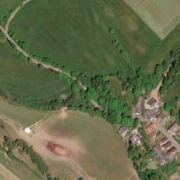Satellite imagery of [Útvina] church t., CZ