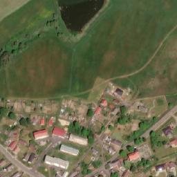 Satellite imagery of [Útvina] church t., CZ