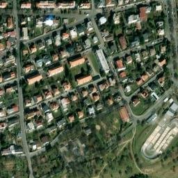 Satellite imagery of Bílá hora [Praha-Řepy] monastery church t., CZ
