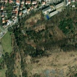 Satellite imagery of Bílá hora [Praha-Řepy] monastery church t., CZ