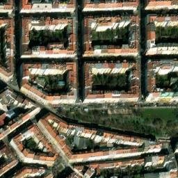 Satellite imagery of Rangherka [Praha-Vršovice] castle t., CZ