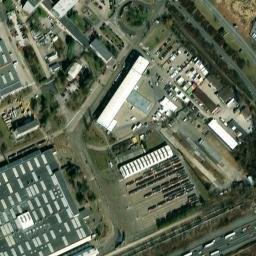 Satellite imagery of [Praha-Hostivař] steel chimney, CZ