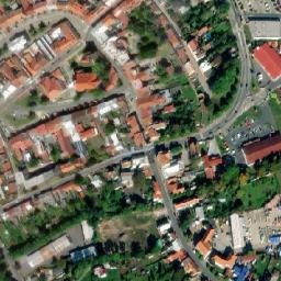 Satellite imagery of [Český Brod] church t., CZ